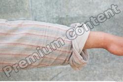 Forearm Man Casual Shirt Average Street photo references